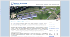 Desktop Screenshot of lausanne-airport.ch